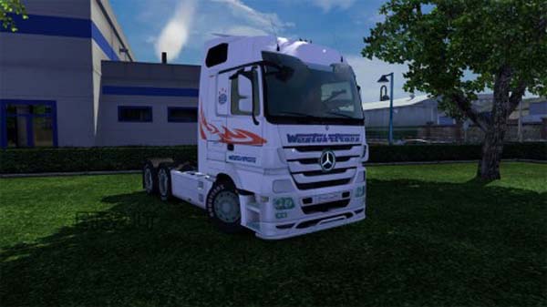 West Truck Trans skin for Mercedes