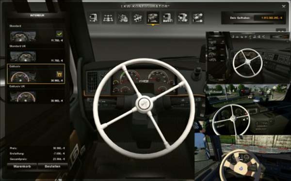 White Steering Wheel Pack