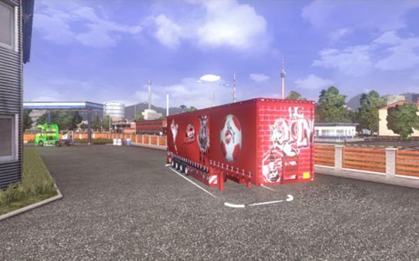 4 axle Jumpo 1 FC Köln Trailer 