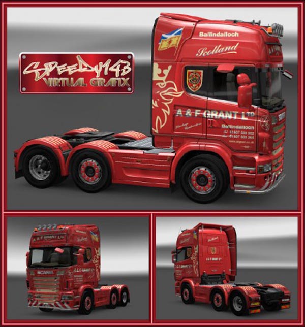 A&F Grant Scania R Skin