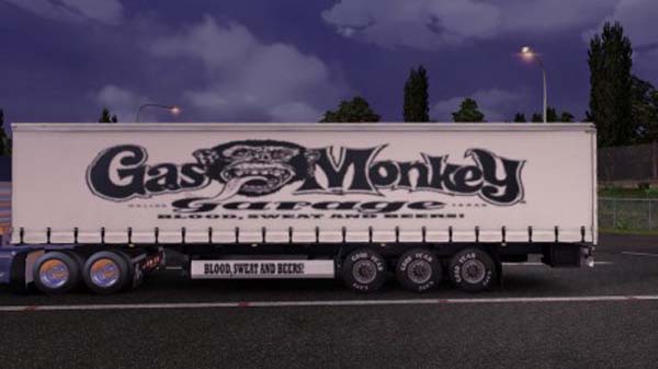 Gas Monkey Garage Trailer Skin 