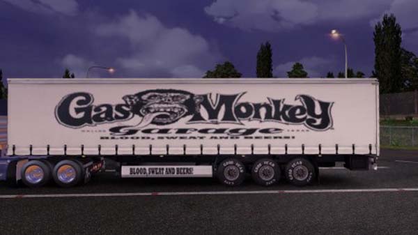 Gas Monkey Garage Trailer Skin 