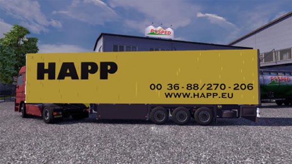 Happ Trailer + Skin