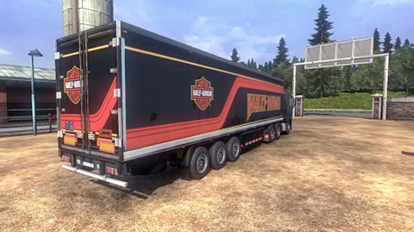 Harley Davidson Trailer Skin 