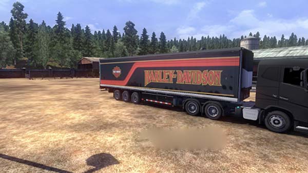 Harley Davidson Trailer Skin 