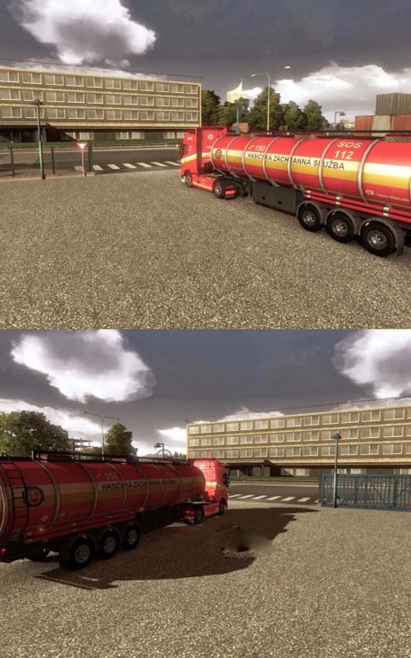 Hasici Fuel Cistern Trailer Skin