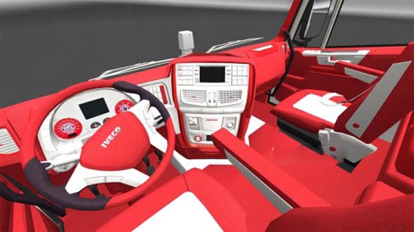 Iveco Hiway FC Bayern interior 