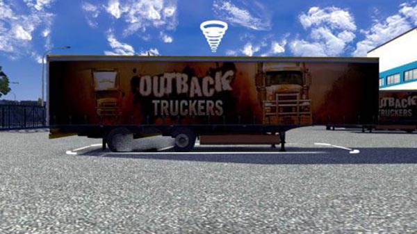 Outback Truckers Trailer Skin