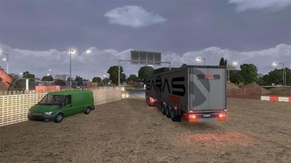 SARAS Logistic Trailer Skin 