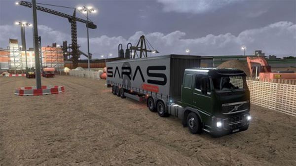 SARAS Logistic Trailer Skin 