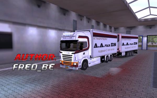 Scania R Tandem A.A.Van Es 