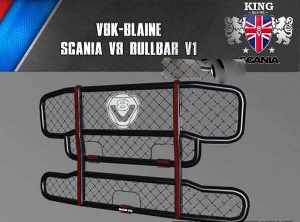 Scania V8 Bullbar