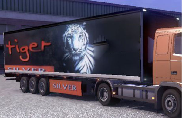 Silver Tiger Trailer Skin