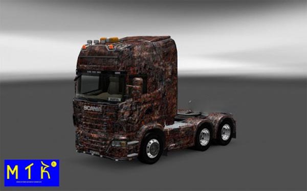 Skin Scania Ferrugem