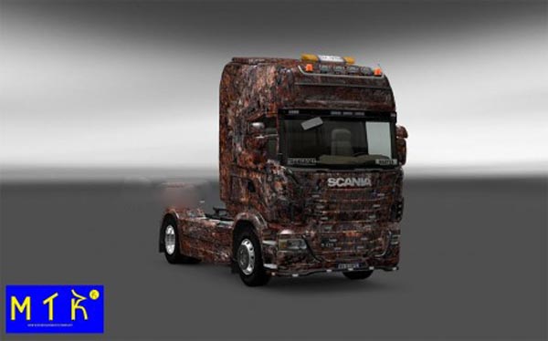 Skin Scania Ferrugem