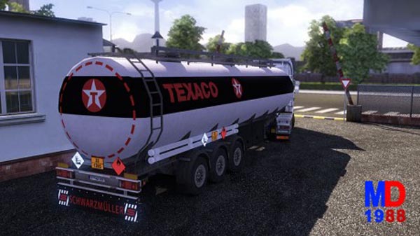 Texaco trailer cistern