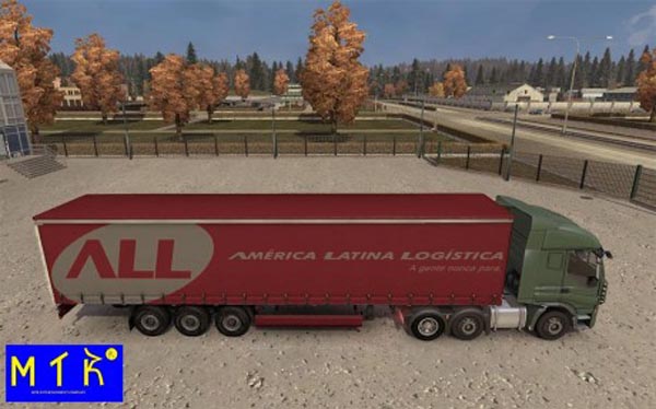 Trailer ALL America Latina Logistic 