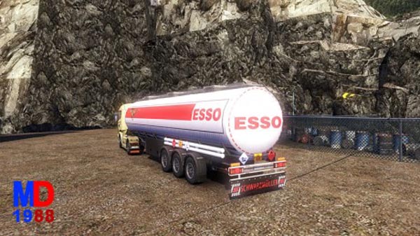 Trailer fuel cistern