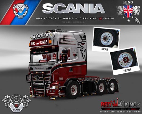V8K Scania Wheels