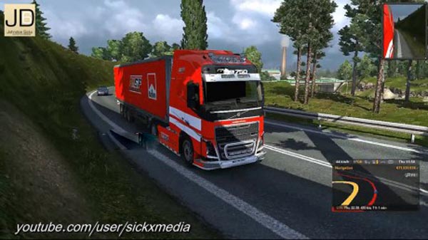 VOLVO FH 2012 – Ferrari Truck, Interior and Trailer 