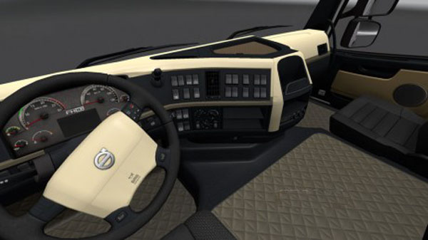 Volvo FH 2009 Black & Beige Interior 