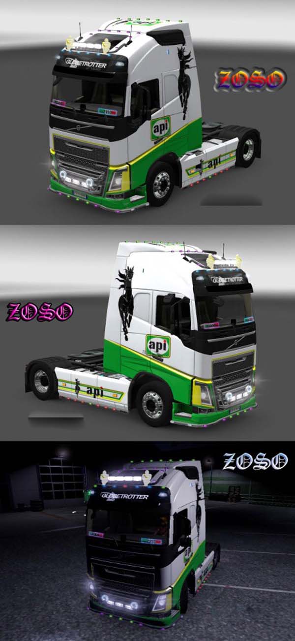 Volvo FH 2012 Api Petroli Skin