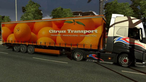 Citrusz Transport Trailer Skin 