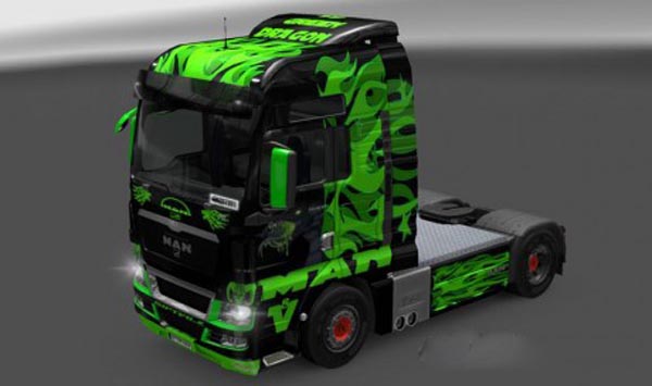 MAN TGX Green Dragon Skin 