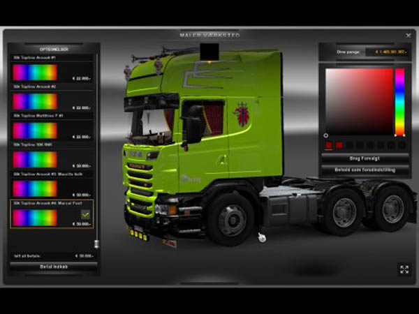 Norway BRING skin Scania r2008 