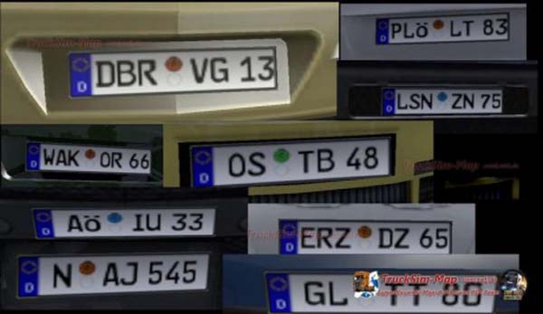 Number Plates Mod 