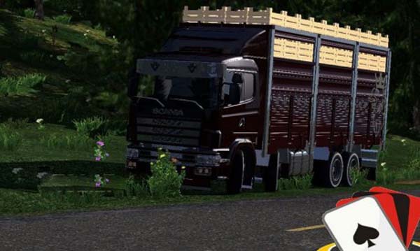 Scania 4 axe truck