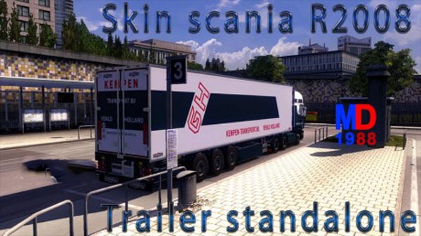 Scania R2008 + Trailer Kempen 