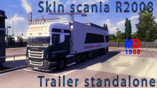 Scania R2008 + Trailer Kempen 