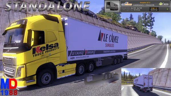 Standalone trailer Le Calvez