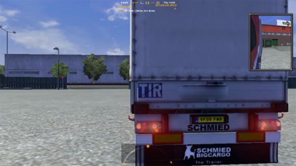 TIR with stripe for Schmitz Universal trailer