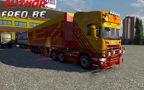 VSB Skin for Scania Steamline Truck and Bodex Trailer 