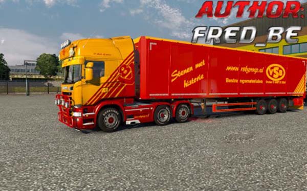 VSB Skin for Scania Steamline Truck and Bodex Trailer 