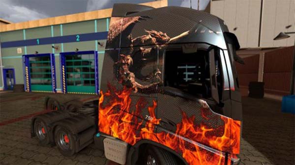 Volvo FH16 2012 HD The Dragon skin