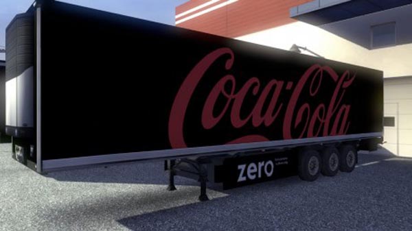 Coca Cola Zero Trailer Skin 