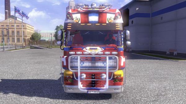 DAF XF World Flag Skin