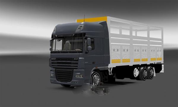 Daf xf 4 axe truck