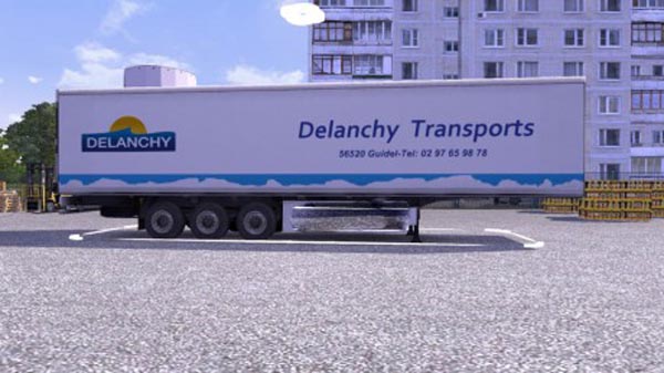 Delanchy Transports Trailer Skin
