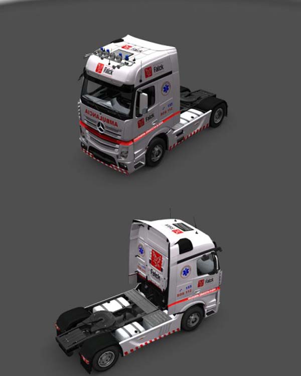 Falck skin for MB Actros IV