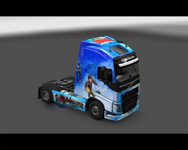 How to train your dragon skin for volvo FH