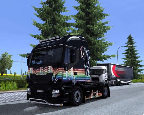 Iveco Hi Way Rainbow Dash Skin 