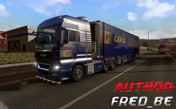 MAN TGX + Trailer Gefco