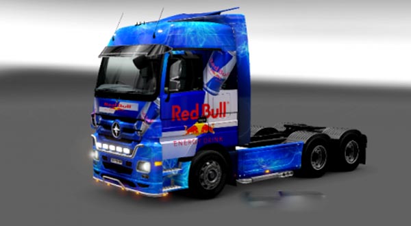 Mercedes Actros Red Bull Skin