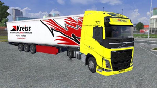 New Volvo KREISS skin and trailer