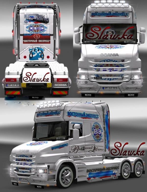 Skin Scania T and Trailer – Orient Express