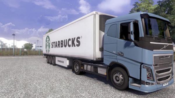 Star Bucks Trailer Skin 